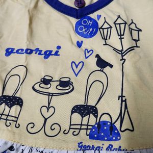 Cute Yelloe Dress | Georgi For Newborn