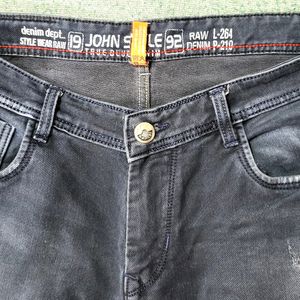 Mens Black Denim Jeans (Size-32 Inches)