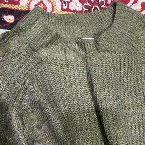 Green Woollen Dress