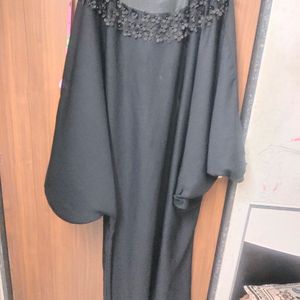 Flower Work Abaya