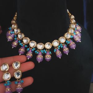 Kundan Minakari Set