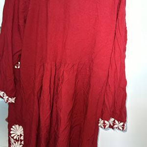 Embroidery Short Kurta