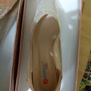 Women Embellished Diamond Heels for Bridal/Wedding