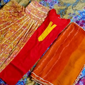 Punjabi Dress For Women's Red🍒 colour