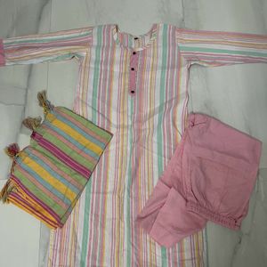 Pink Kurta Set