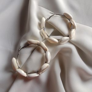 Sea Shell Hoops