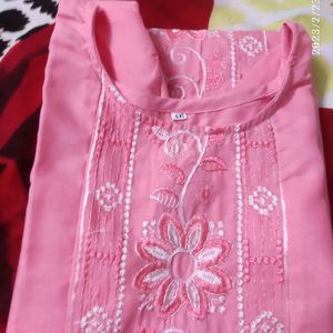 New 6xl Lucknowi Embroidered Kurti