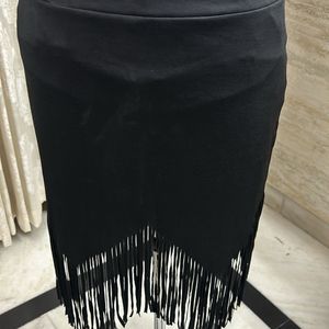 Fringe Skirt And Top Combo