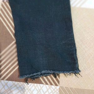 Charcoal Denim Jeans For Girls