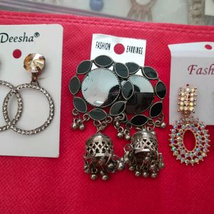 Fashion Combo Earrings Pack 6 Pices