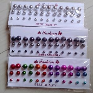 RS30/-DELIVERY OFF 📴 FANCY STUD PACK OF 1 (18 PAI