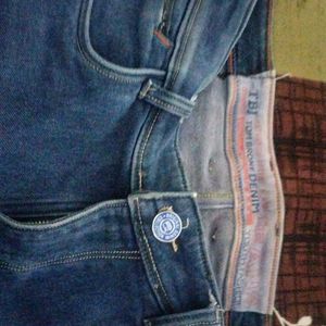 Denim Jeans Blue Waist 38 Length 42