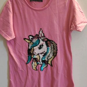 plazo with unicorn t shirt