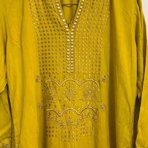 Haldi Kurti For Women