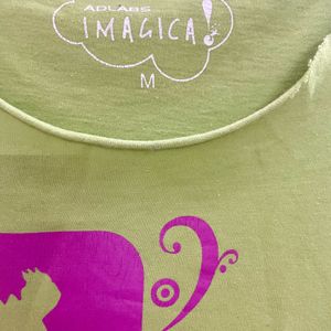 Lime Green Imagica Top