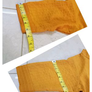 Collar Kurty Stylish Yellow