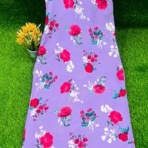 Woman floral print kurta multicolour  10 Pes