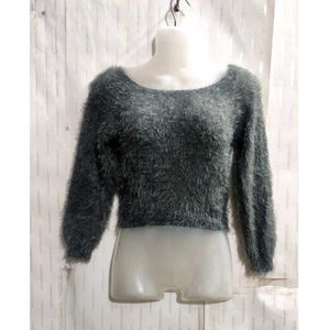 Very Soft Crop Sweater for Women's