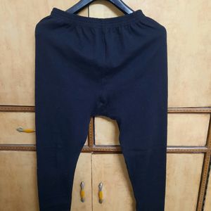 Black Woollen Leggings