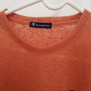 Champion See Through Coral Tshirt For Styling