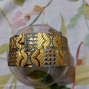 Golden Silver Bangles Set For Women