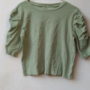 Olive Green Top