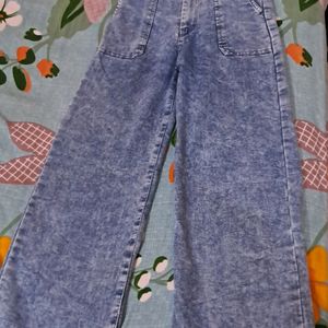 High Waist Straight Jeans