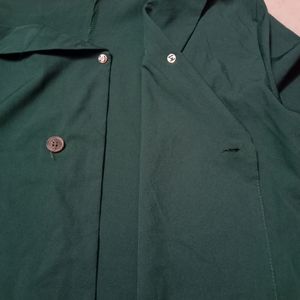 Green Casual And Party Wear Shirt