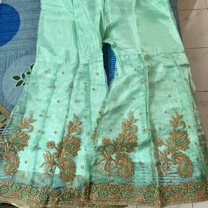 Mint Green Sharara Set