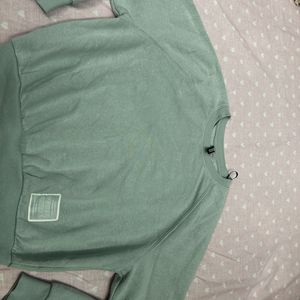 H&M Cropped Sweatshirt