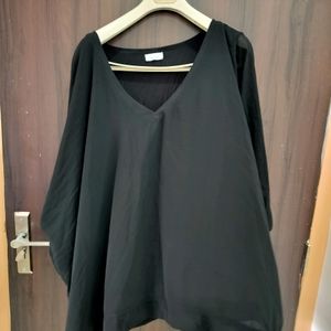 Big Size Branded Black Top With Sandow