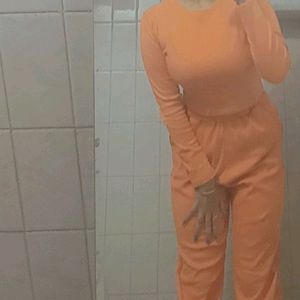 Very Beautiful My Zara Orange Shade Coord Set