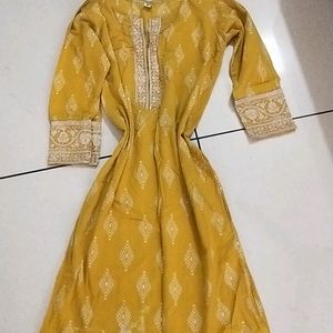 Yellow Kurti