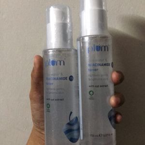 Plum Rice Water & Niacinamide 3% Toner Pack 2