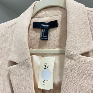 Forever 21 Beige Fall Overcoat