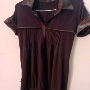 Coffee Brown Stylish Top