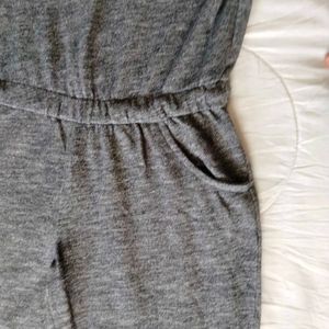 Gray Jumpsuit