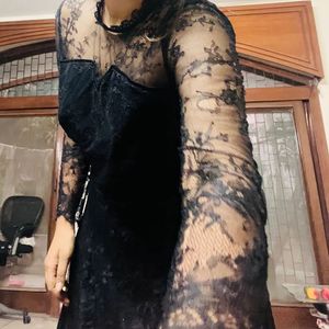 Floral Lace Long Dress