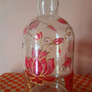 Lotus Bloom Light Bottle Art