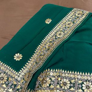 Heavy Gota Work Saree