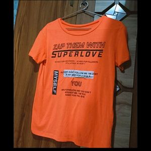 Orange Colour Aesthetic T-shirt 🧡