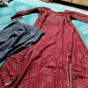 Straight Kurti Set