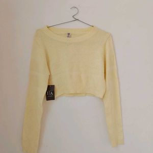 Yellow Winter Top.