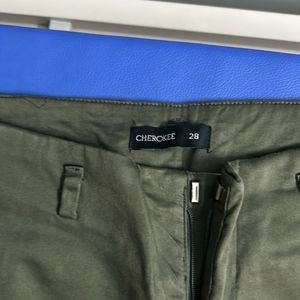 Olive Green Formal Pant