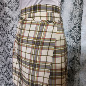 Vintage Checked Skirt