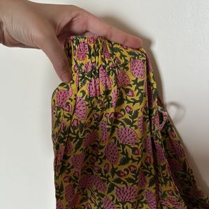 Block Printed Pants