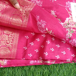 Mugdha Silk Saree Pink 🩷