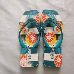 Sea Green Women Flipflops