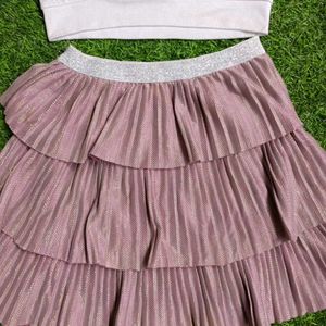 Beautiful Top Skirt Set