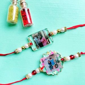 Resin Photo Rakhi Customized